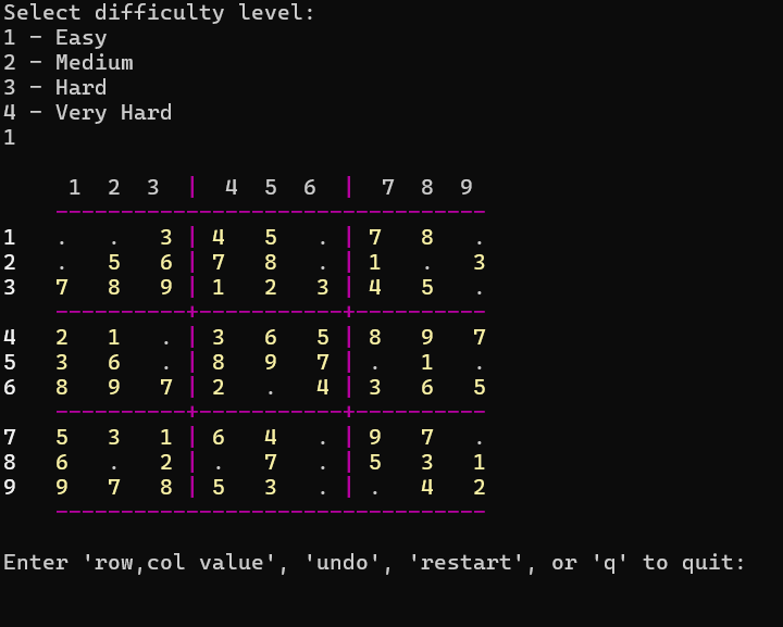 Sudoku Game Preview
